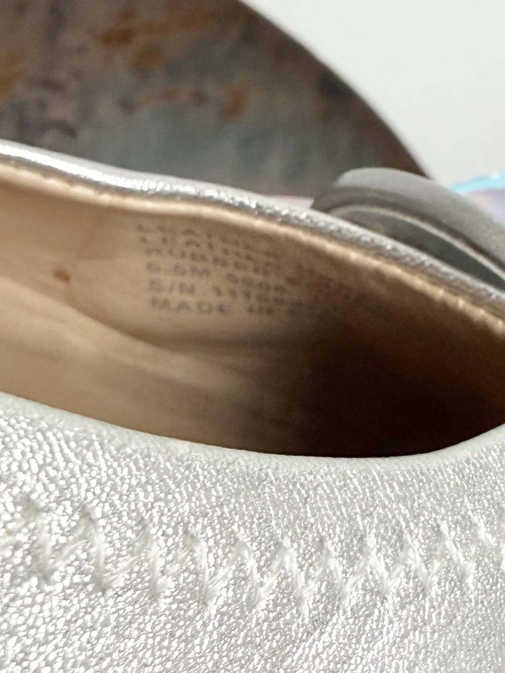 Tory Burch Minnie Sliver Ballet Flats Size 6.5